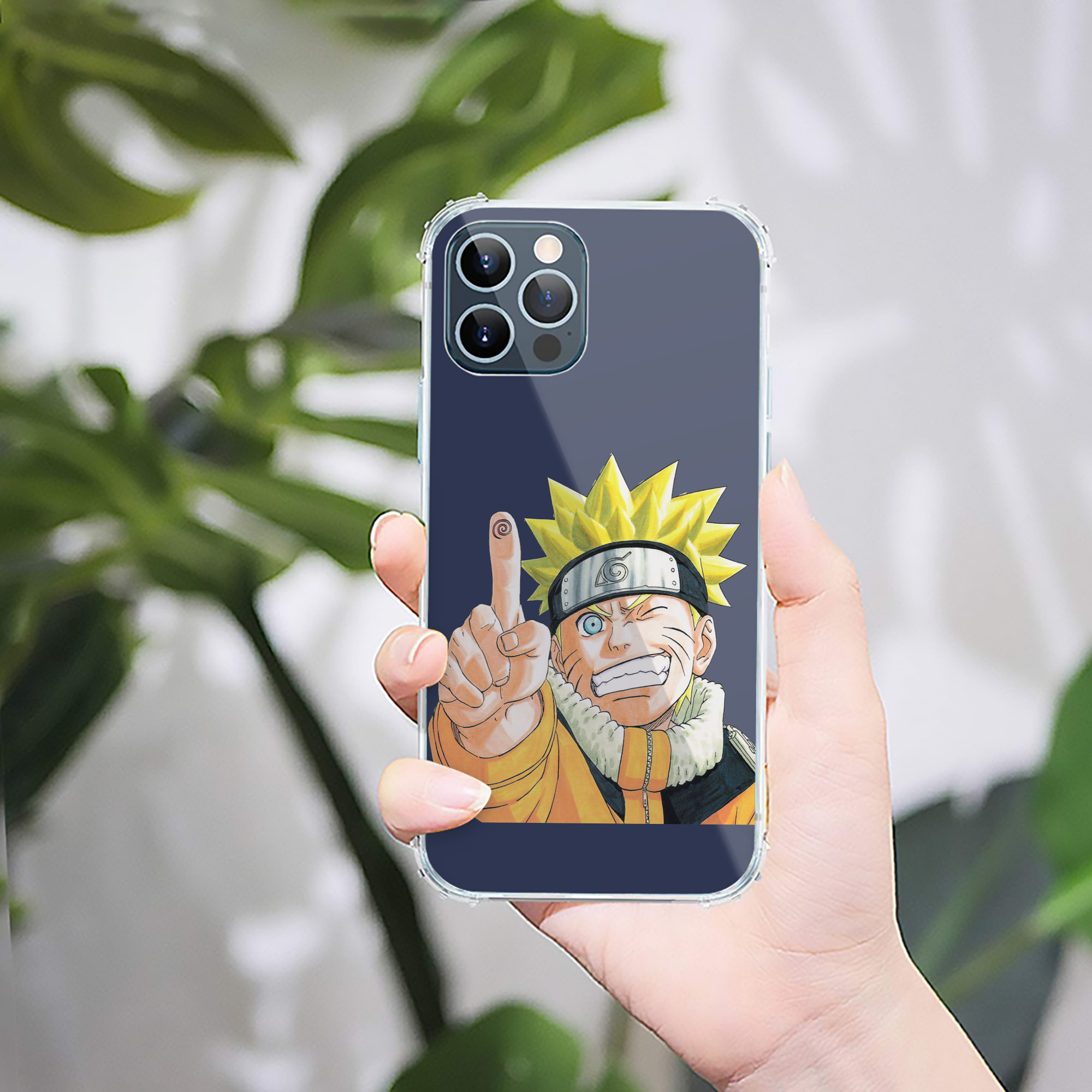 （画像用） NARUTO -ナルト- うずまき ナルト Uzumaki Naruto 【iPhone 12シリーズ対応】透明スマホケース（クリアソフトケース）